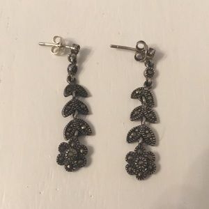 Vintage Stealing Silver Earrings
